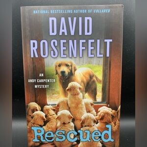 Book Rescued An Andy Carpenter Mystery David Rosenfelt 1st Edition 2018 July